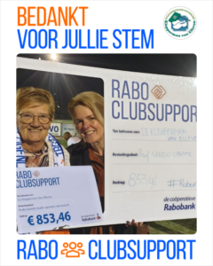 Klepperman van Elleven Rabo ClubSupport Uitslag 2025 OVVO
